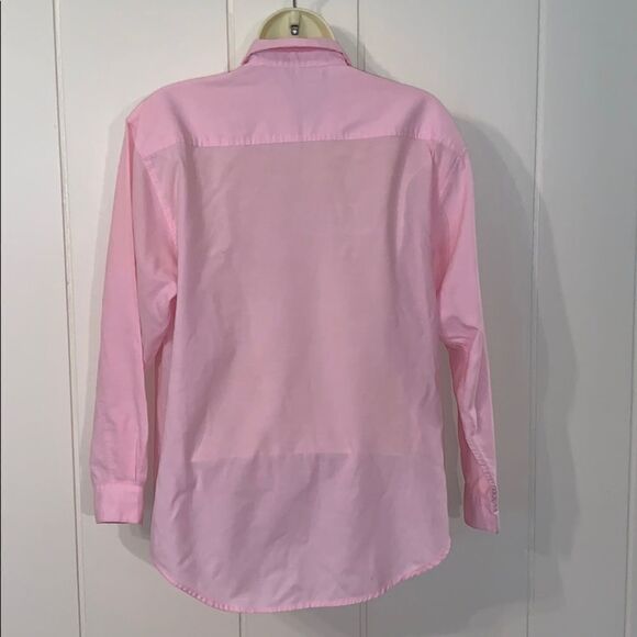 Vtg Diane Von Furstenberg pink button down… - Picture 5 of 7